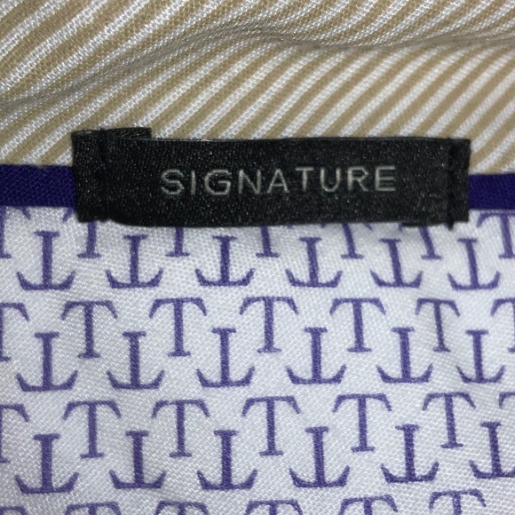 Talbots Signature yellow capri pants Sz 4P front zip pockets hem detail - Picture 6 of 6